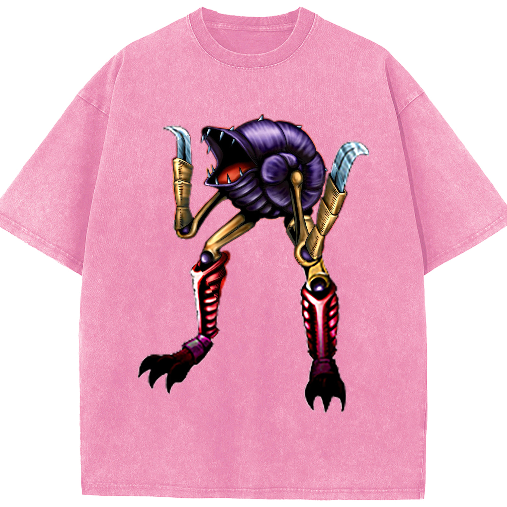 （画像用） 遊☆戯☆王 Yu-Gi-Oh! 綿100% ヴィンテージ風 半袖Tシャツ（フロントプリント）